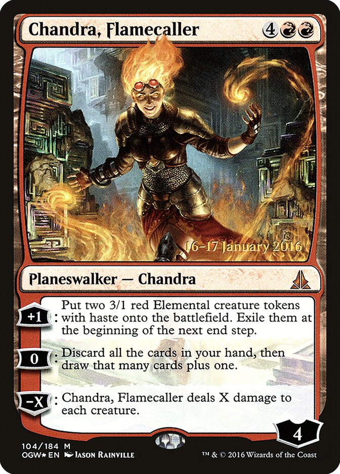 Chandra, Flamecaller [Oath of the Gatewatch Prerelease Promos] | Yard's Games Ltd