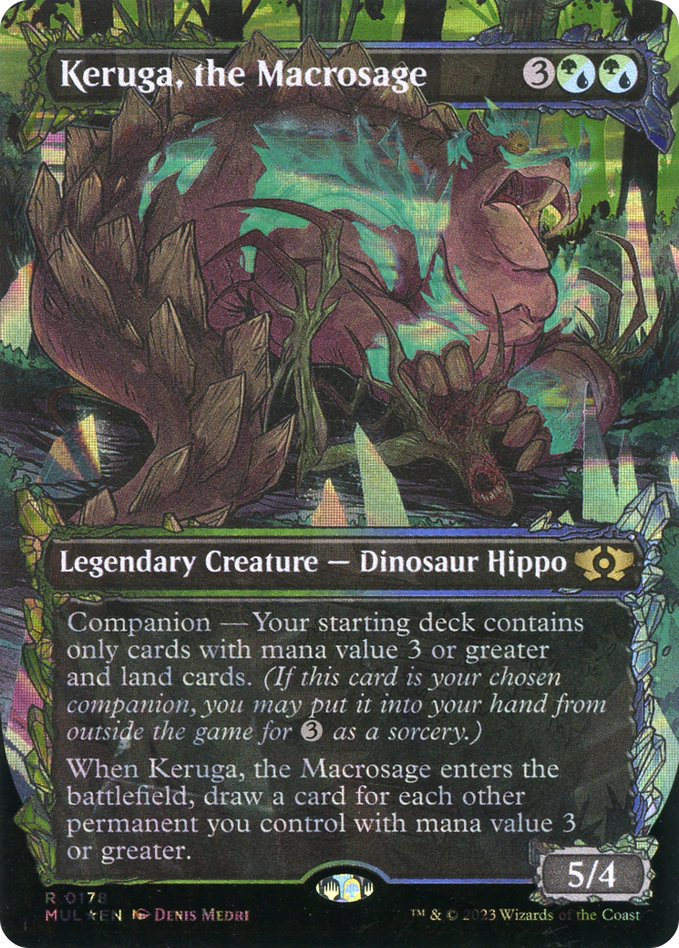 Keruga, the Macrosage (Halo Foil) [Multiverse Legends] | Yard's Games Ltd