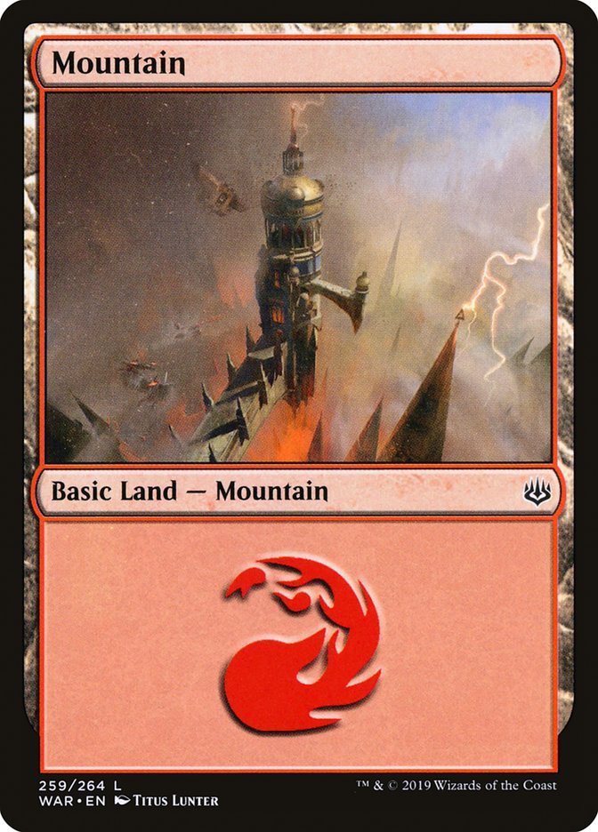 Mountain (259) [War of the Spark] | Yard's Games Ltd