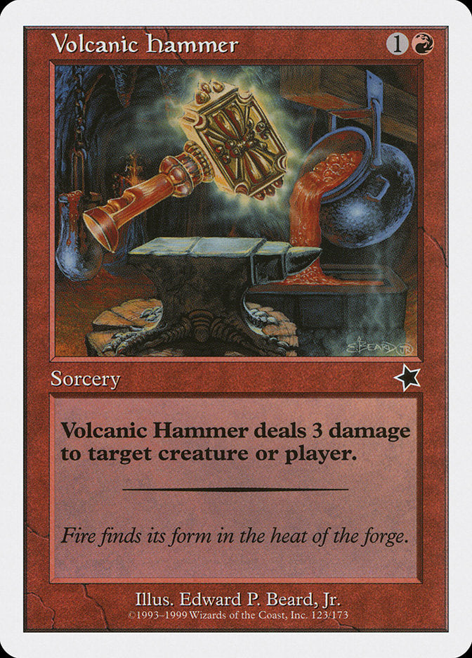 Volcanic Hammer [Starter 1999] | Yard's Games Ltd