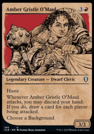 Amber Gristle O'Maul (Showcase) [Commander Legends: Battle for Baldur's Gate] | Yard's Games Ltd