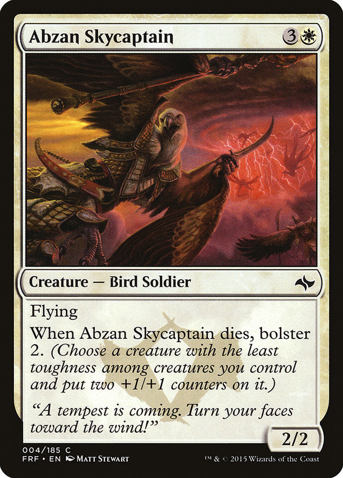 Abzan Skycaptain [Fate Reforged] | Yard's Games Ltd