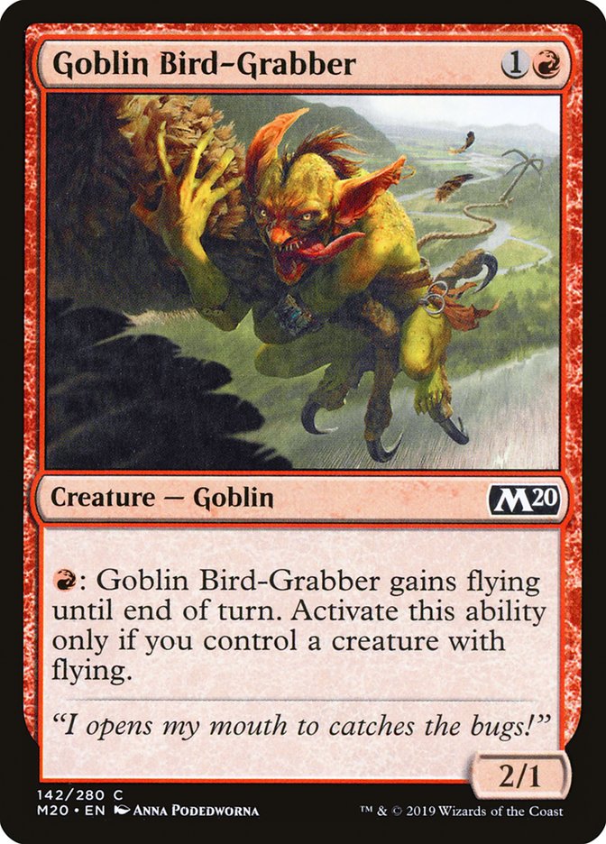 Goblin Bird-Grabber [Core Set 2020] | Yard's Games Ltd