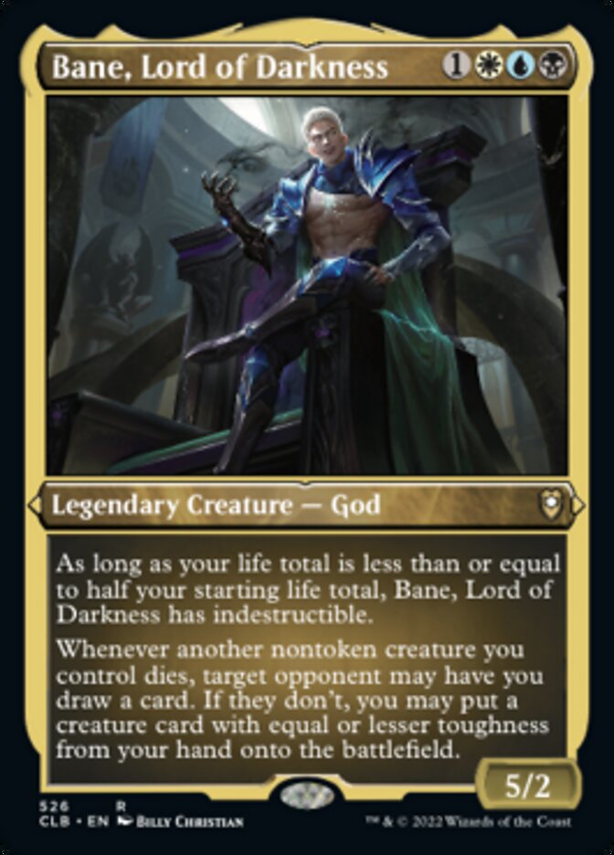 Bane, Lord of Darkness (Foil Etched) [Commander Legends: Battle for Baldur's Gate] | Yard's Games Ltd