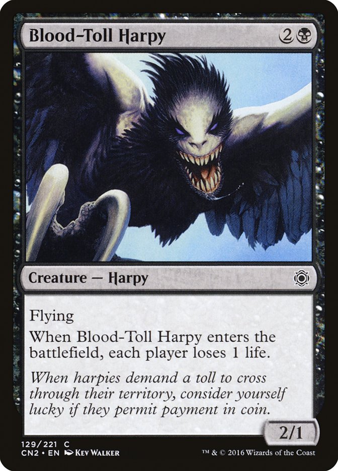 Blood-Toll Harpy [Conspiracy: Take the Crown] | Yard's Games Ltd