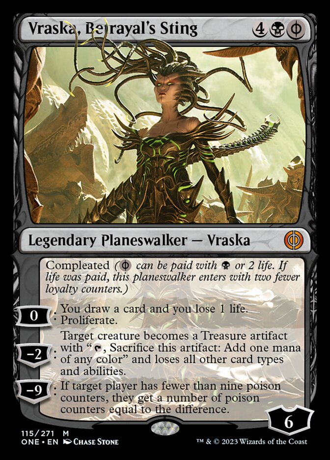 Vraska, Betrayal's Sting [Phyrexia: All Will Be One] | Yard's Games Ltd