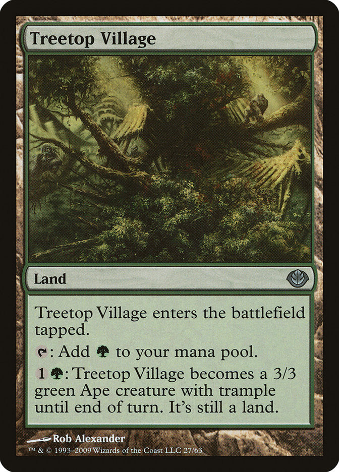 Treetop Village [Duel Decks: Garruk vs. Liliana] | Yard's Games Ltd