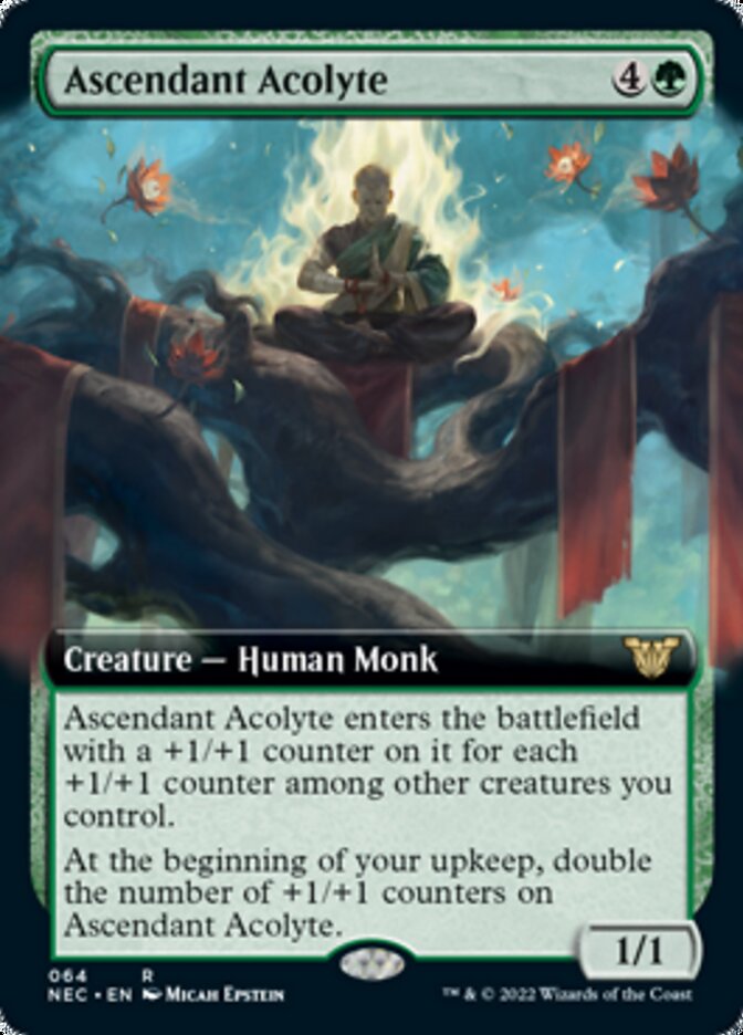 Ascendant Acolyte (Extended Art) [Kamigawa: Neon Dynasty Commander] | Yard's Games Ltd