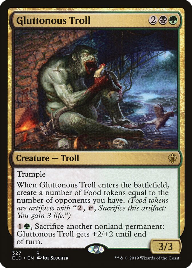 Gluttonous Troll [Throne of Eldraine] | Yard's Games Ltd