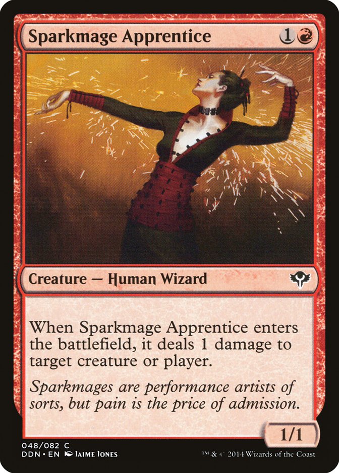 Sparkmage Apprentice [Duel Decks: Speed vs. Cunning] | Yard's Games Ltd