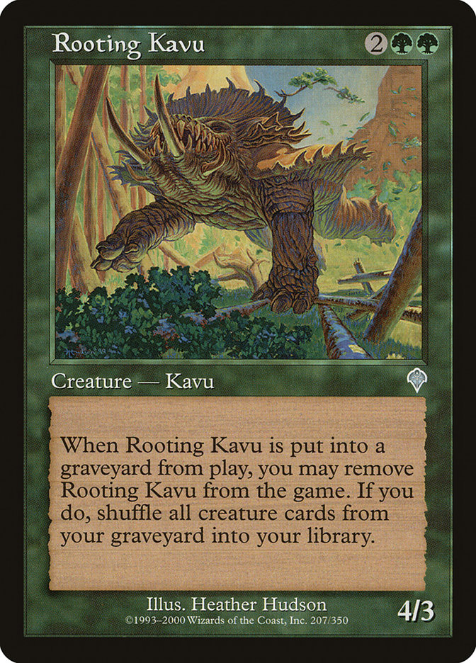 Rooting Kavu [Invasion] | Yard's Games Ltd