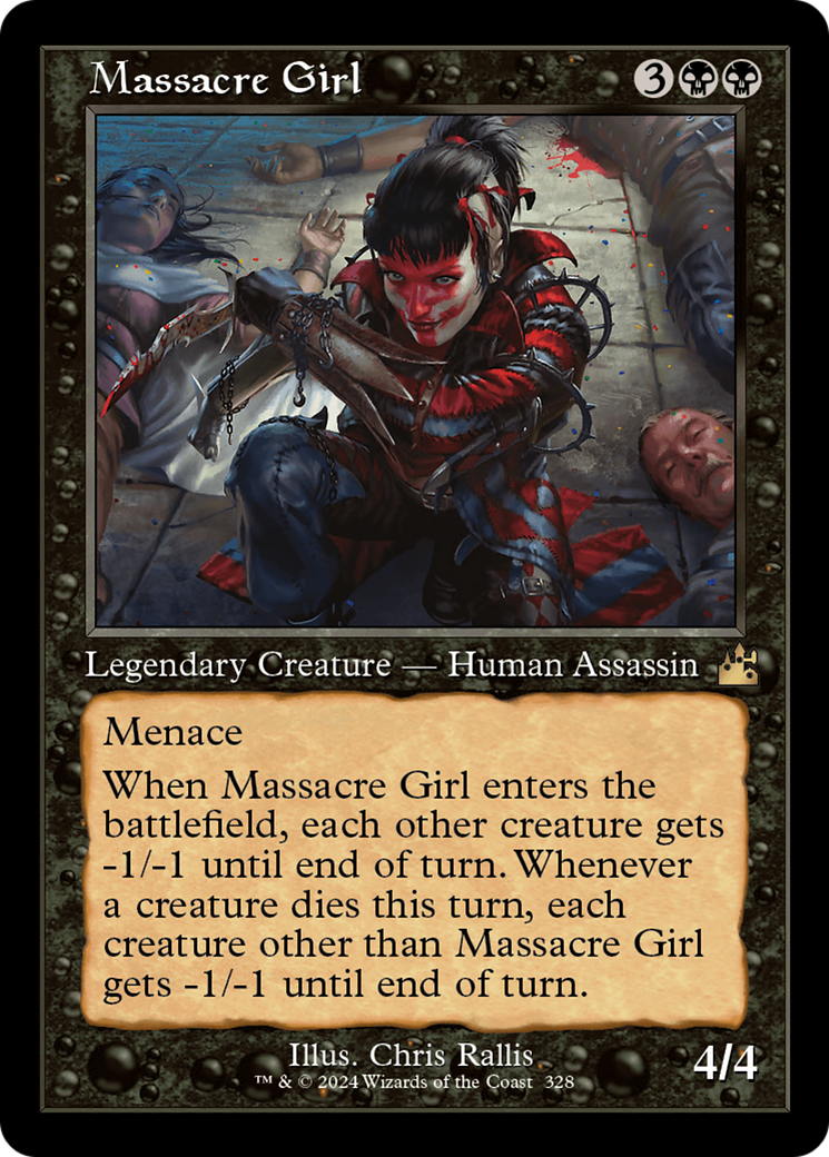 Massacre Girl (Retro) [Ravnica Remastered] | Yard's Games Ltd