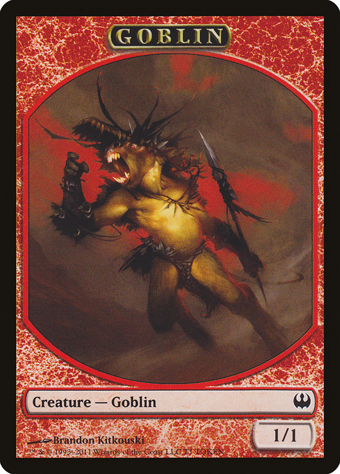 Goblin Token [Duel Decks: Knights vs. Dragons Tokens] | Yard's Games Ltd