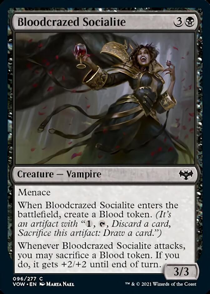 Bloodcrazed Socialite [Innistrad: Crimson Vow] | Yard's Games Ltd