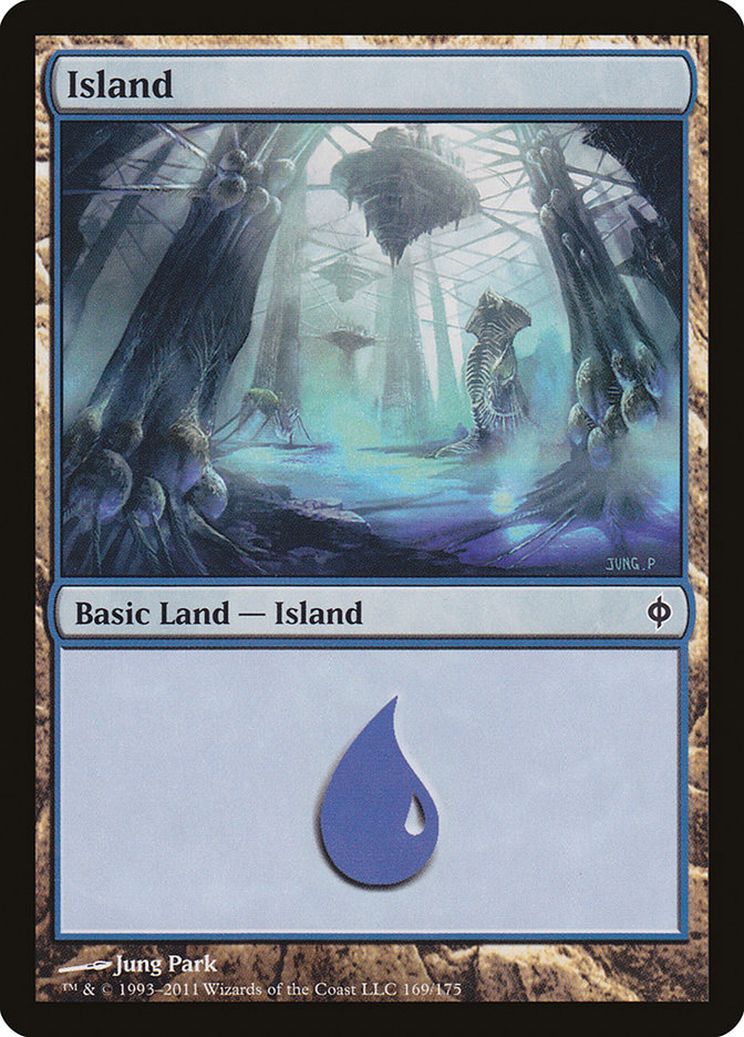 Island (169) [New Phyrexia] | Yard's Games Ltd