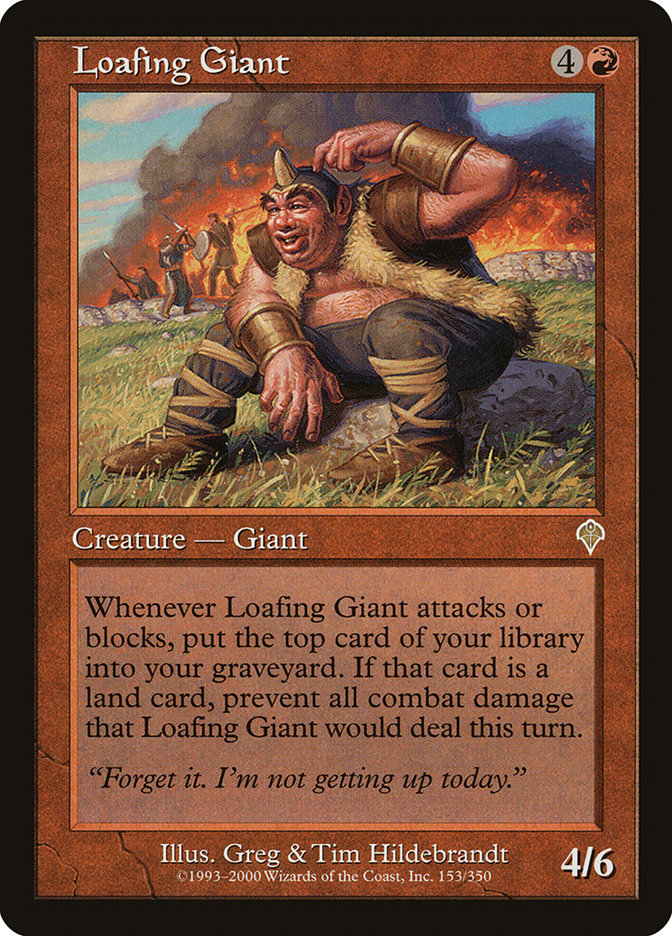 Loafing Giant [Invasion] | Yard's Games Ltd