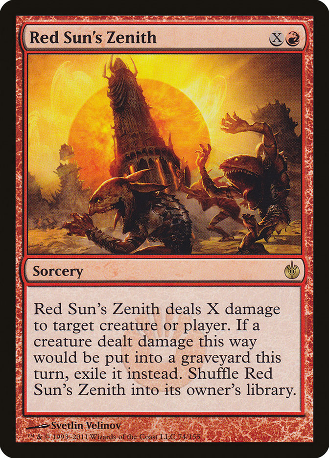 Red Sun's Zenith [Mirrodin Besieged] | Yard's Games Ltd