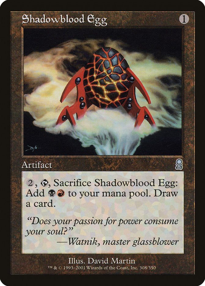 Shadowblood Egg [Odyssey] | Yard's Games Ltd
