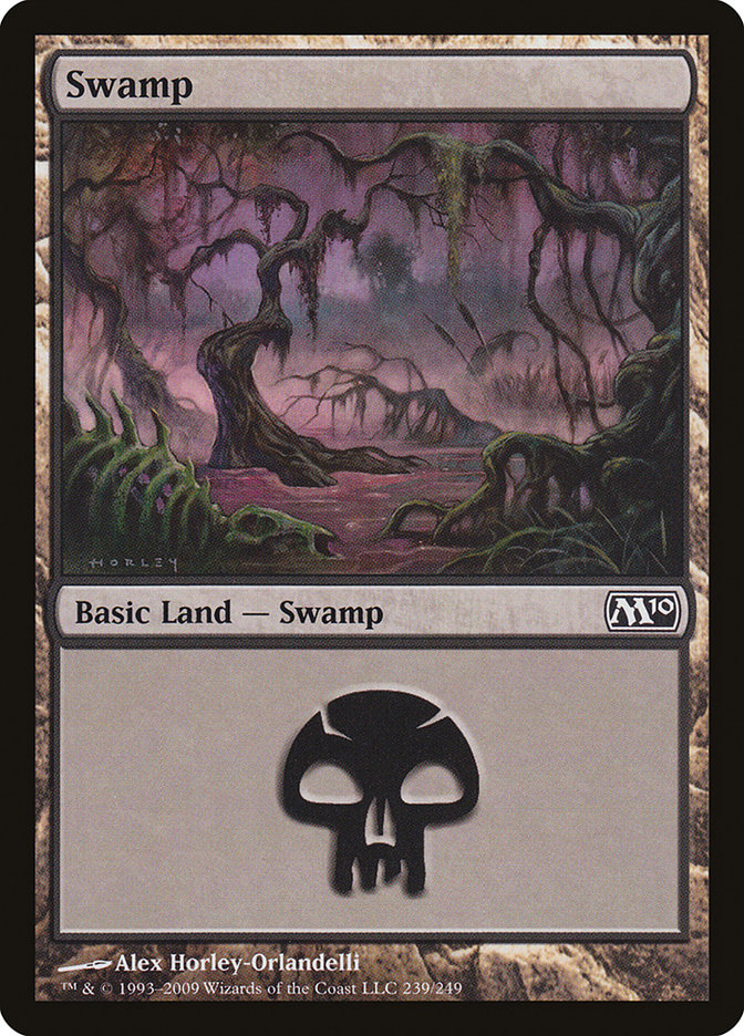 Swamp (239) [Magic 2010] | Yard's Games Ltd