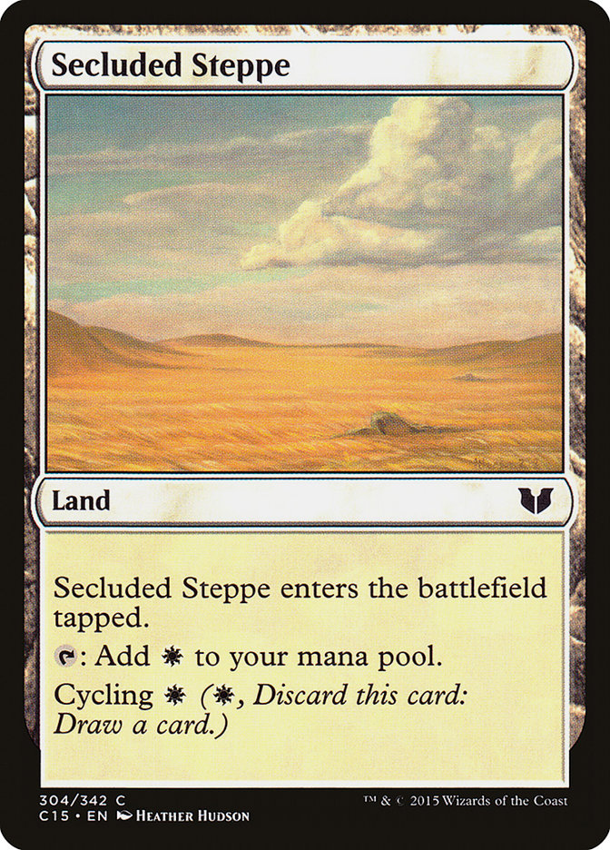Secluded Steppe [Commander 2015] | Yard's Games Ltd