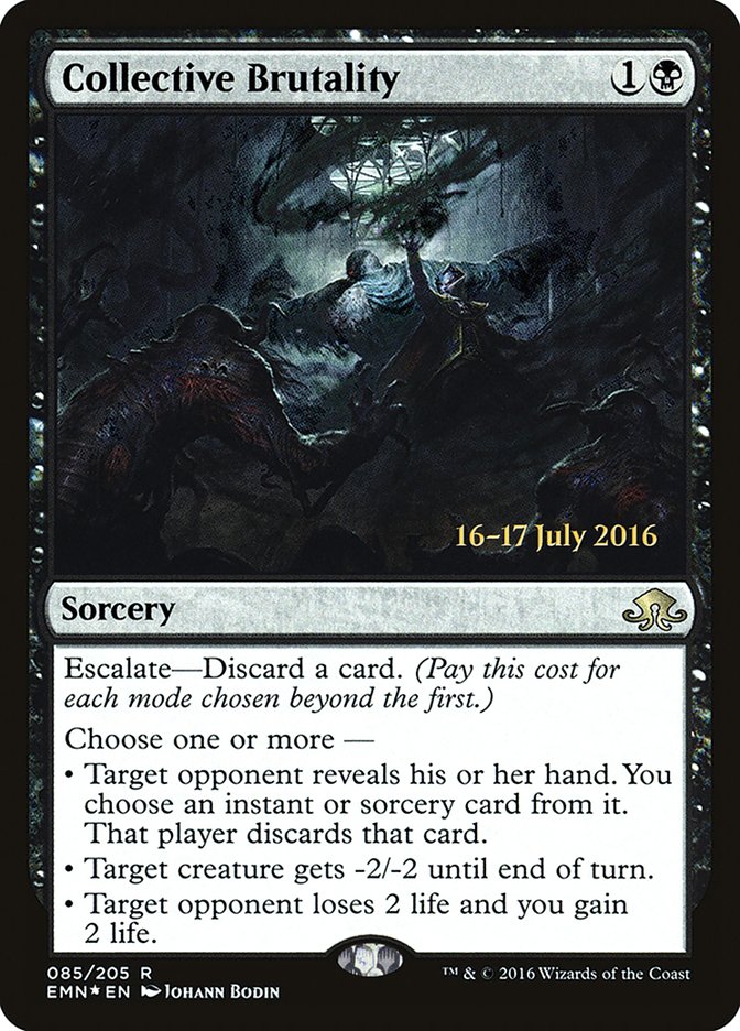 Collective Brutality [Eldritch Moon Prerelease Promos] | Yard's Games Ltd