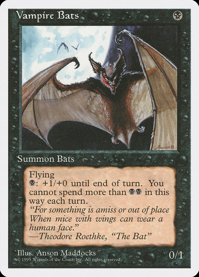 Vampire Bats [Fourth Edition] | Yard's Games Ltd
