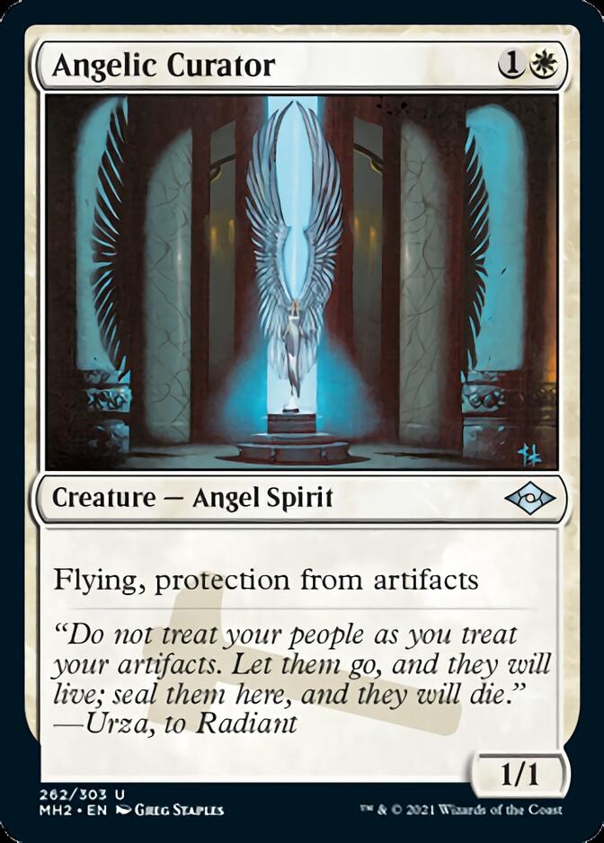 Angelic Curator (Foil Etched) [Modern Horizons 2] | Yard's Games Ltd