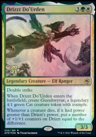 Drizzt Do'Urden [Dungeons & Dragons: Adventures in the Forgotten Realms Prerelease Promos] | Yard's Games Ltd