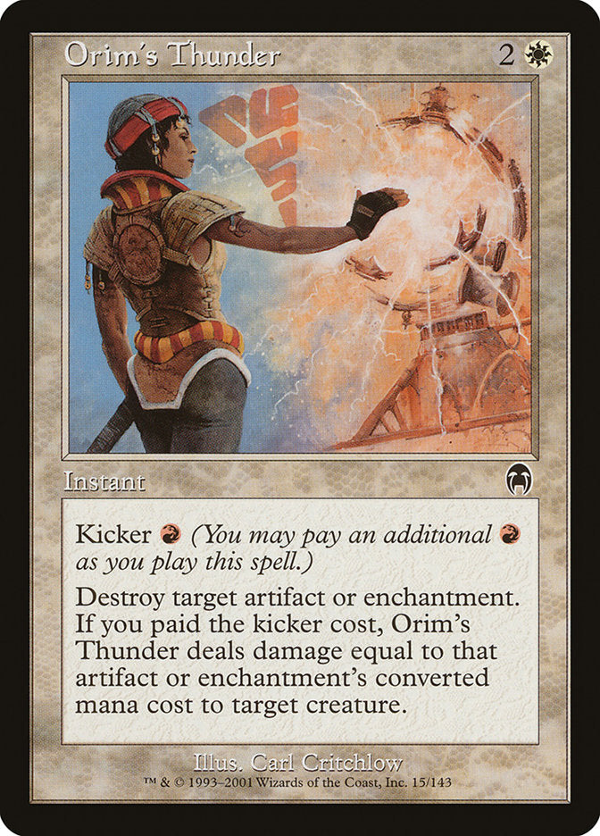 Orim's Thunder [Apocalypse] | Yard's Games Ltd