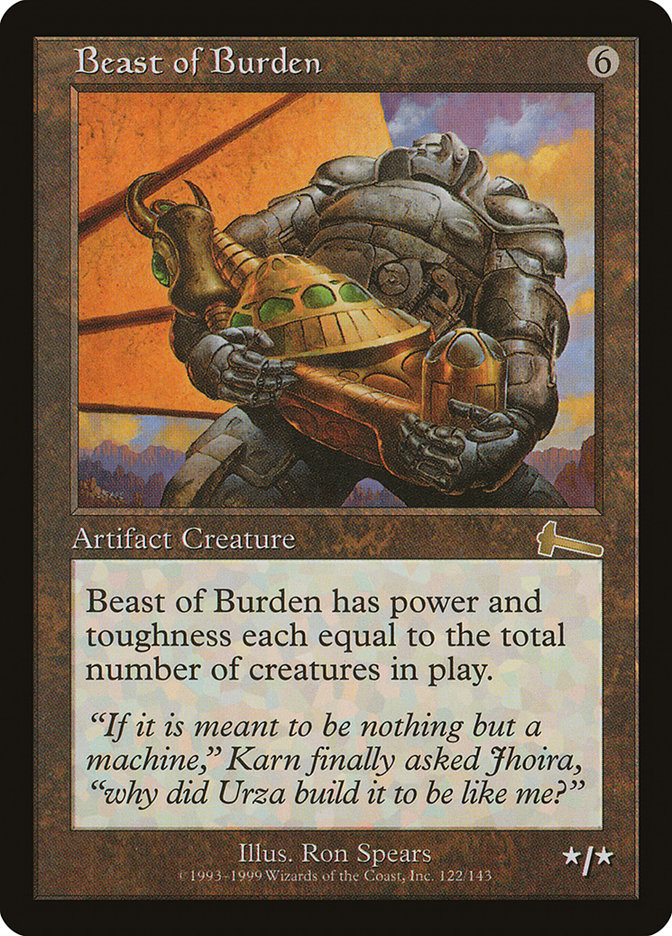 Beast of Burden [Urza's Legacy] | Yard's Games Ltd