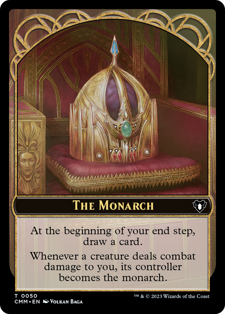 Copy (54) // The Monarch Double-Sided Token [Commander Masters Tokens] | Yard's Games Ltd