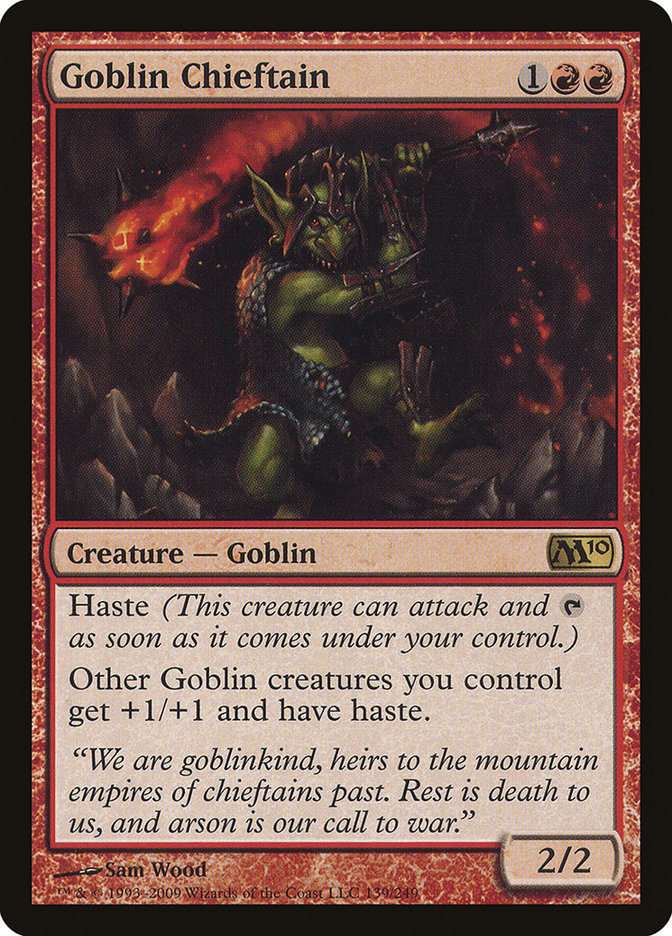 Goblin Chieftain [Magic 2010] | Yard's Games Ltd
