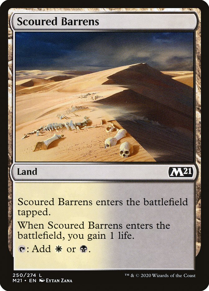 Scoured Barrens [Core Set 2021] | Yard's Games Ltd