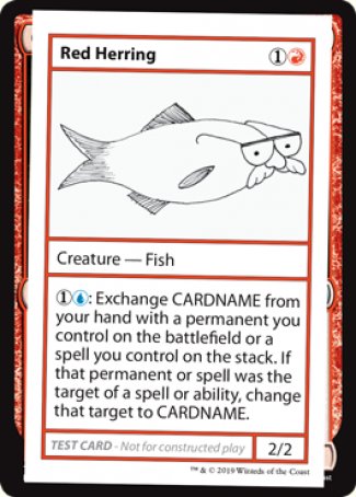 Red Herring (2021 Edition) [Mystery Booster Playtest Cards] | Yard's Games Ltd