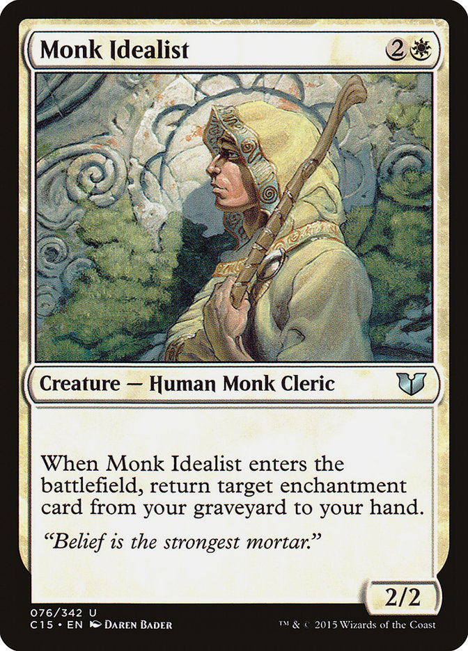 Monk Idealist [Commander 2015] | Yard's Games Ltd