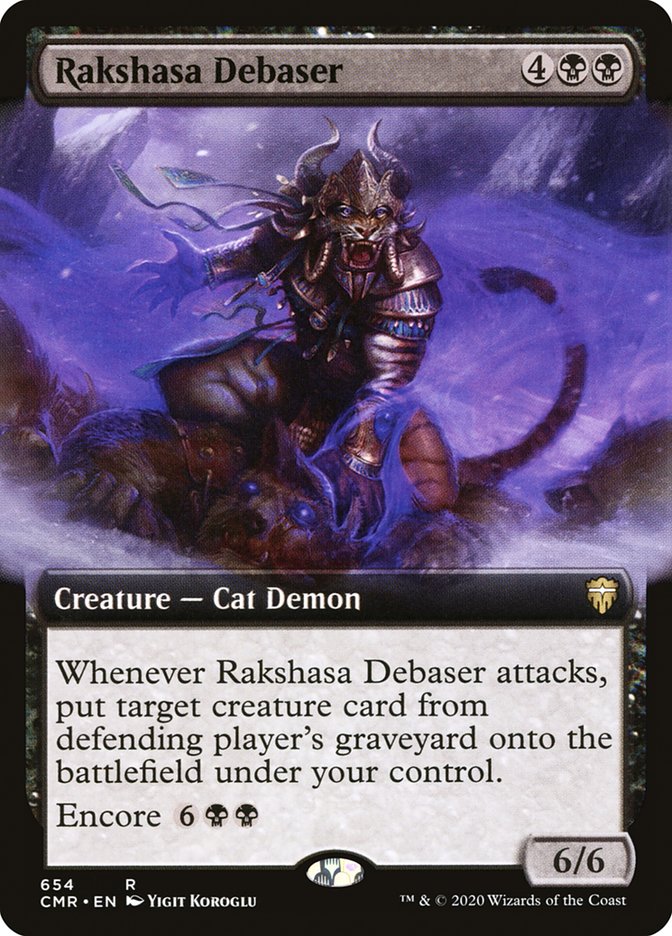 Rakshasa Debaser (Extended Art) [Commander Legends] | Yard's Games Ltd