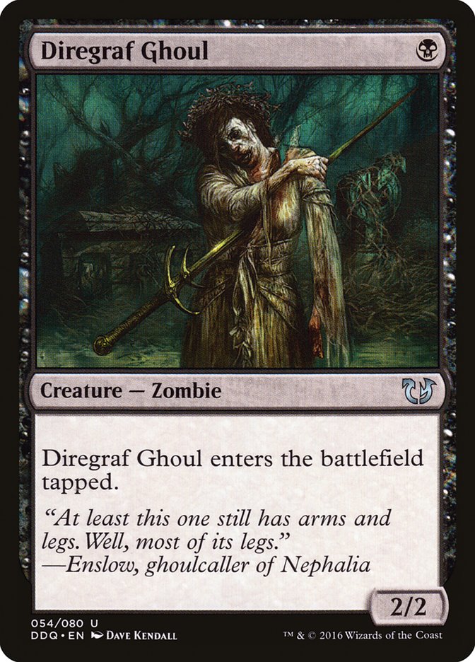 Diregraf Ghoul [Duel Decks: Blessed vs. Cursed] | Yard's Games Ltd