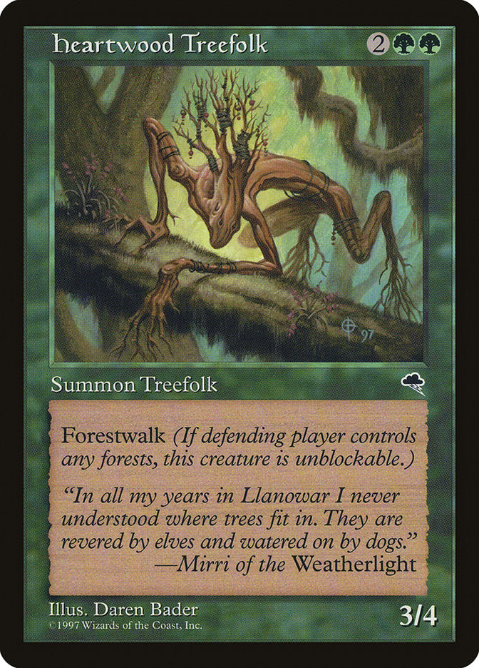 Heartwood Treefolk [Tempest] | Yard's Games Ltd