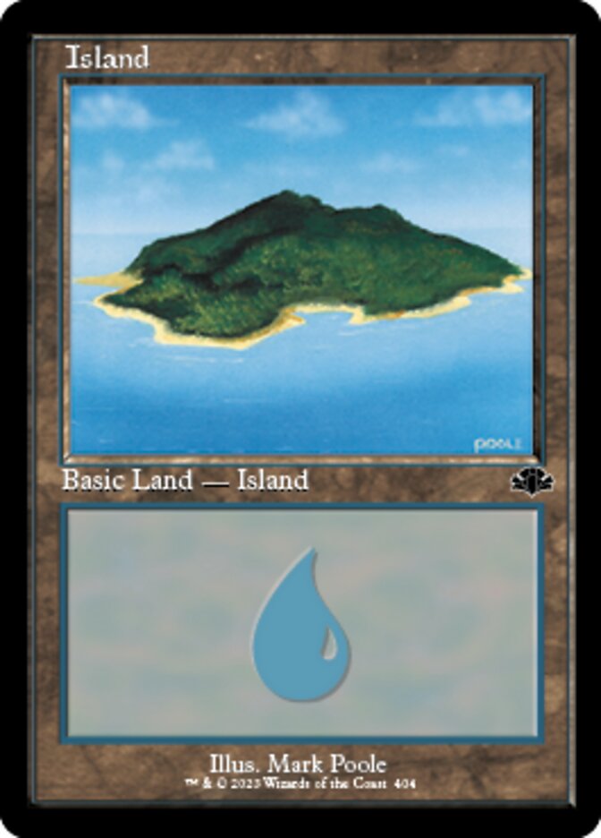 Island (404) (Retro) [Dominaria Remastered] | Yard's Games Ltd