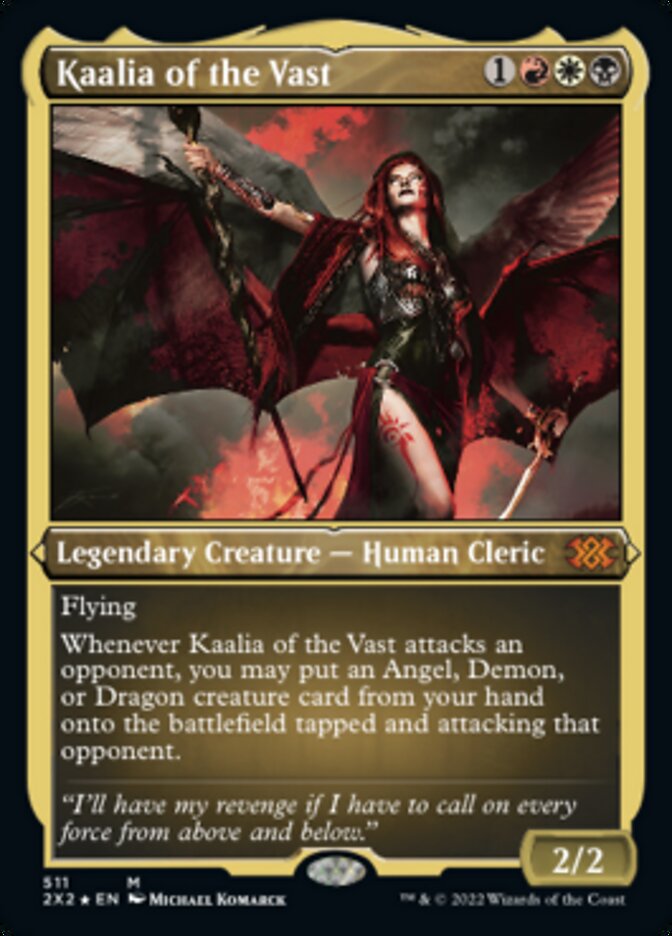 Kaalia of the Vast (Foil Etched) [Double Masters 2022] | Yard's Games Ltd