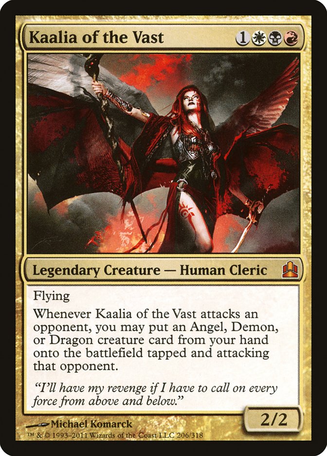 Kaalia of the Vast [Commander 2011] | Yard's Games Ltd