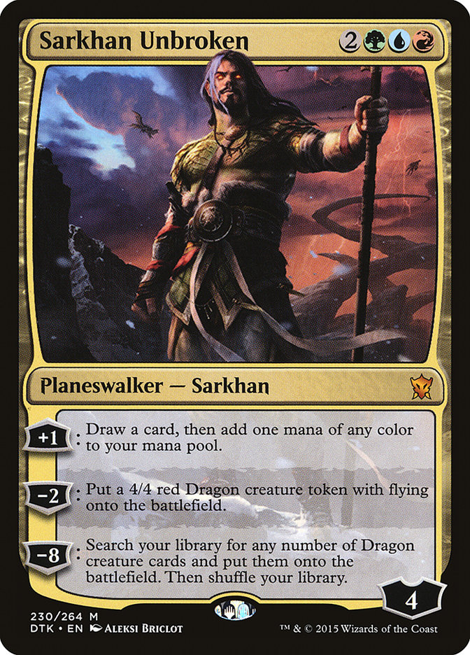 Sarkhan Unbroken [Dragons of Tarkir] | Yard's Games Ltd