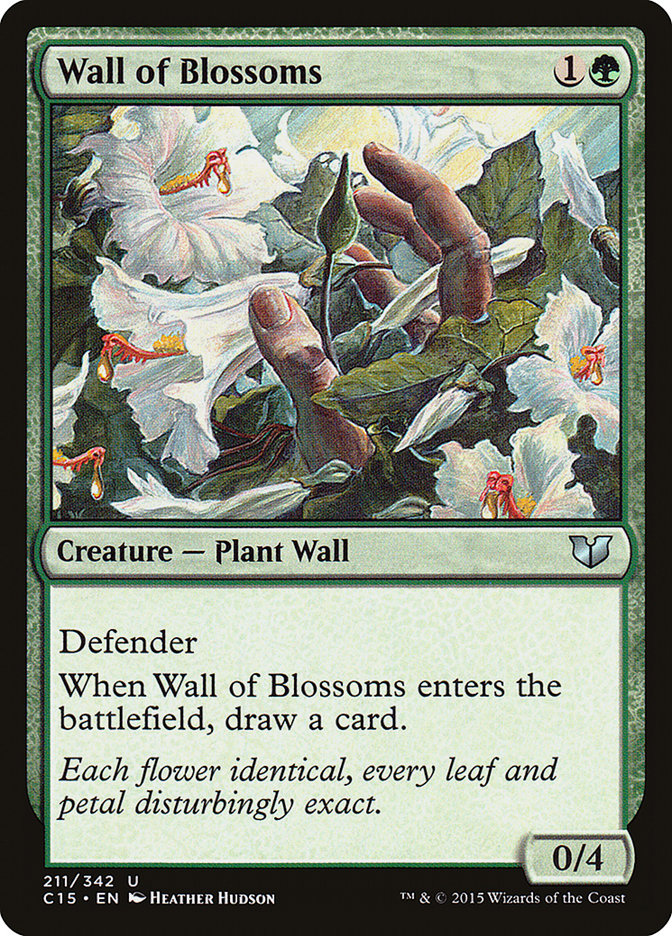 Wall of Blossoms [Commander 2015] | Yard's Games Ltd
