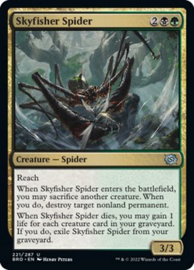 Skyfisher Spider [The Brothers' War] | Yard's Games Ltd