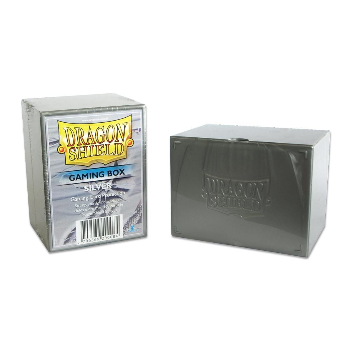 Dragon Shield: Strongbox - Silver (Gaming Box) | Yard's Games Ltd