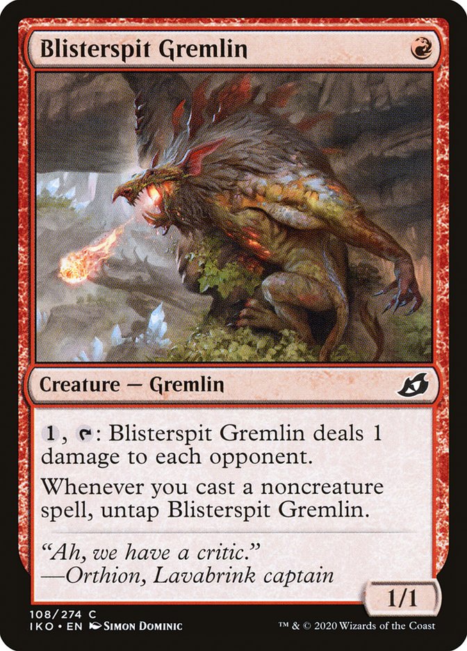 Blisterspit Gremlin [Ikoria: Lair of Behemoths] | Yard's Games Ltd