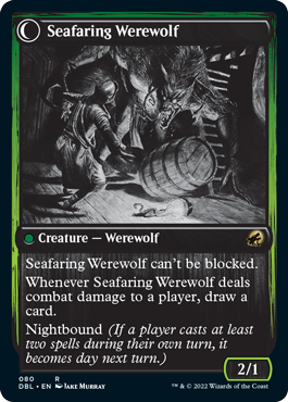 Suspicious Stowaway // Seafaring Werewolf [Innistrad: Double Feature] | Yard's Games Ltd