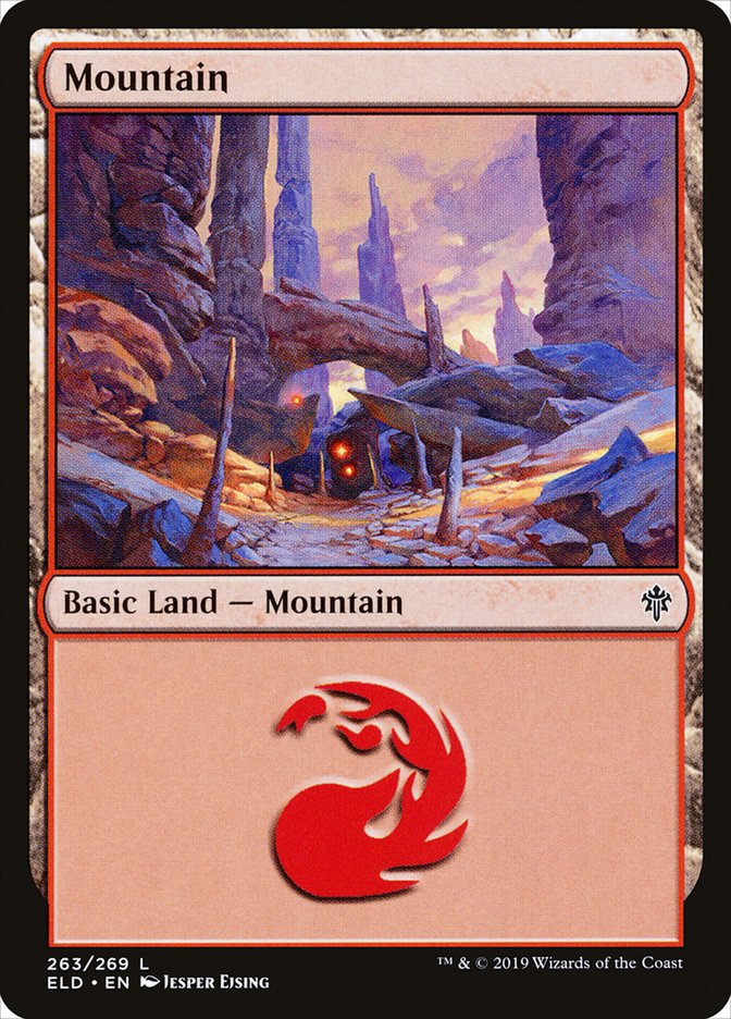 Mountain (263) [Throne of Eldraine] | Yard's Games Ltd