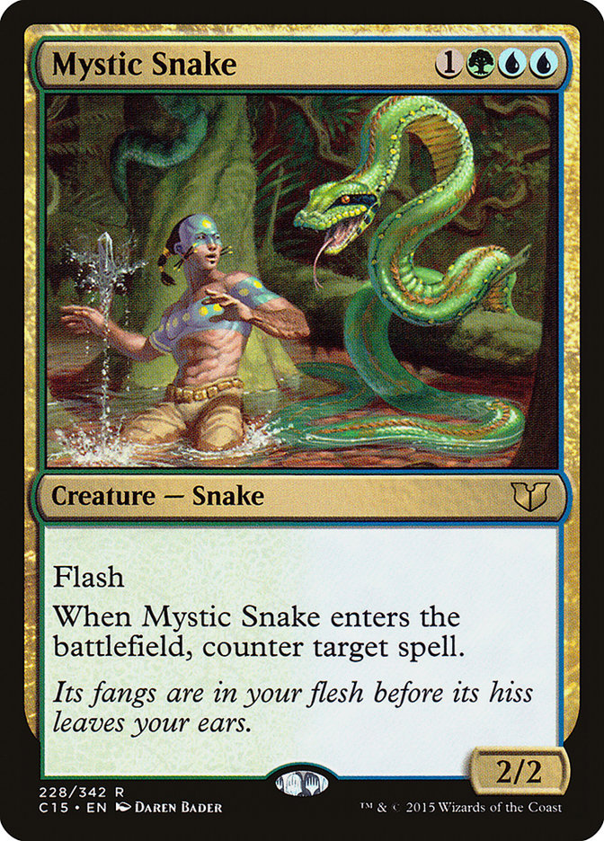 Mystic Snake [Commander 2015] | Yard's Games Ltd