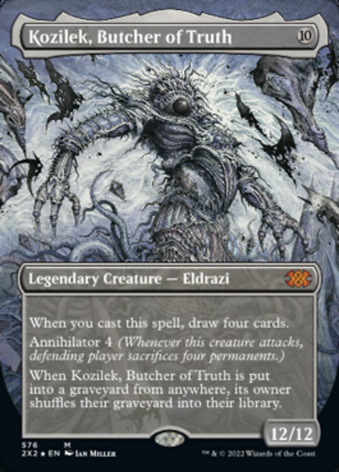 Kozilek, Butcher of Truth (Textured Foil) [Double Masters 2022] | Yard's Games Ltd